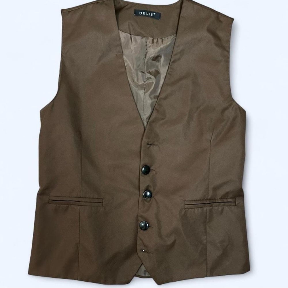 Brown Women's Vest